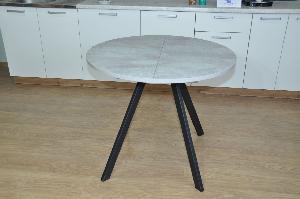 Стол обеденный раскладной Нарди Цемент светлый