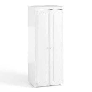 Шкаф 2-х дверный (гл.560) Афина АФ-47 белое дерево