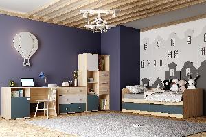 Детская Элиот 4 Белый/Маренго/Баунти Песочный