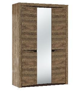 3-х дв. Шкаф для одежды 33.02 Лючия + узкие полки 33.02 кейптаун/венге 3-х дв. Шкаф для одежды 33.02 Лючия + узкие полки 33.02 кейптаун/венге