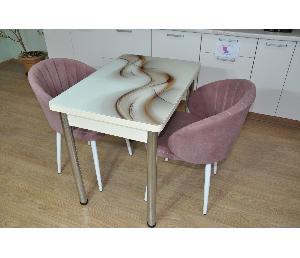 Обеденная группа Симпл фотопечать Текстура 032 №3