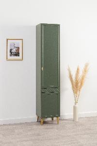 Шкаф-пенал Марион 16.333.01, Дымчатый Зеленый/Олива шагрень