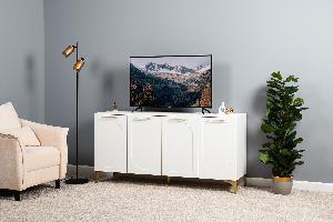 Тумба под ТВ Монтесито 16.67, Белый PE шагрень