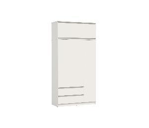 Шкаф Берген 82.02+Антресоль 82.05 (ЛДСП Белый)