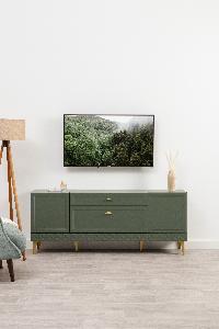 Тумба Марион 16.167, Дымчатый Зеленый/Олива шагрень