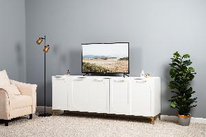 Тумба под ТВ Монтесито 16.66, Белый PE шагрень