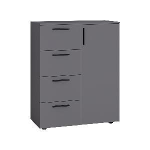 Комод Эйр 16.241, Серый Графит