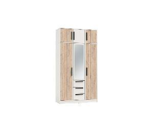 Шкаф Вегас 83.08+Антресоль 83.11 (ЛДСП Белый)