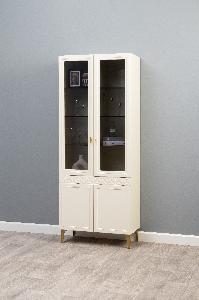 Шкаф-витрина Марион 16.397.02, Слоновая кость