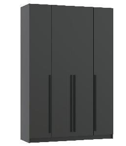 Шкаф для одежды 67.13 "Брандо" (4-х дв.) (диамант серый/фасад ЛДСП диамант серый) (h2400)
