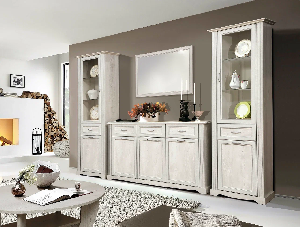 Гостиная Сохо комплектация 2 (32.06+32.06+32.13-01) Бетон белый, Бетон патина