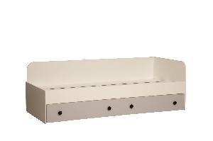 Кровать Артис 69.10 (с ящиками) белый/серый