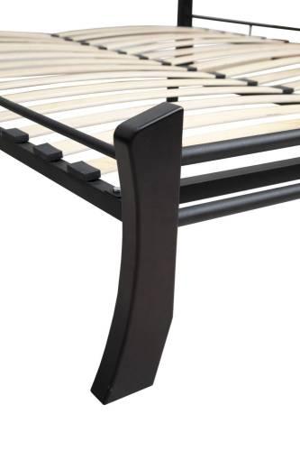 Кровать двухместная 42.50 "Антея" (ш.1600) (металл черный)