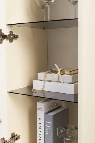 Шкаф-витрина Марион 16.397.01, Слоновая кость