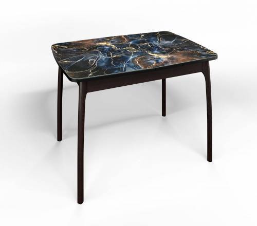 Стол СМ-5 Флорида опора массив изогнутая венге