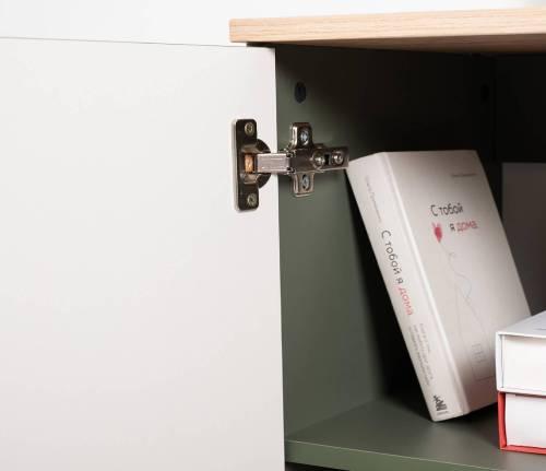 Комод Маттиас 16.245, Дымчатый Зеленый/Гикори Рокфорд Натуральный