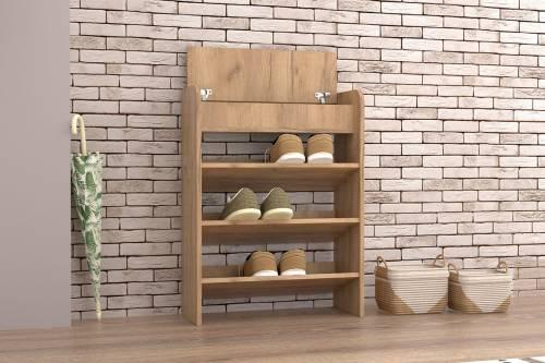 Обувница открытая 600 - Дуб Крафт Золотой