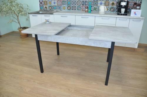 Обеденная группа Сканд Цемент светлый/опора черный/ бид01 №4