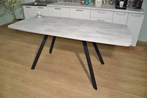 Стол обеденный раскладной Орфей Цемент светлый