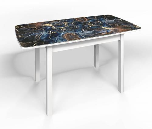 Стол СМ-5 Флорида опора массив прямая белый