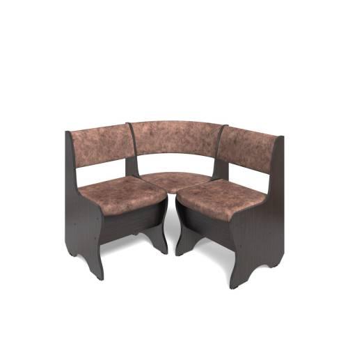 Кухонный набор Тюльпан-мини / венге / велюр Коньяк