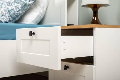 Остин Спальня 2 белый/дуб золотой