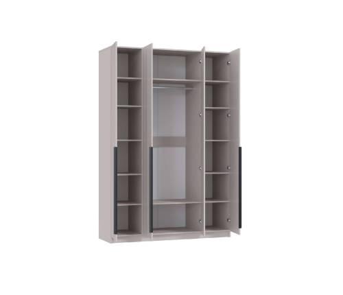 Шкаф для одежды 67.13 "Брандо" (4-х дв.) МДФ Кашемир