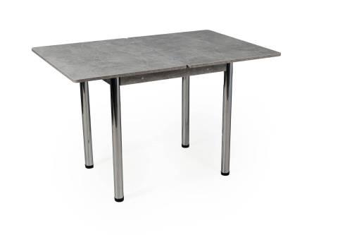 Стол поворотно-раскладной Ирис / Ателье Светлое / Серебро