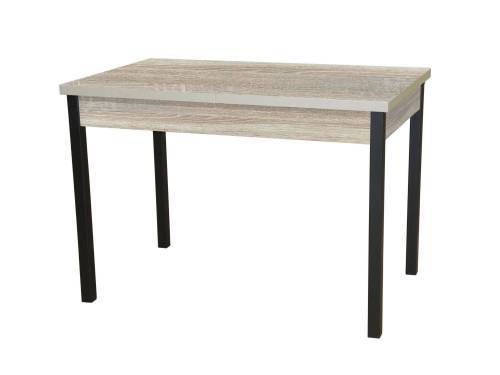 Стол обеденный раздвижной КОЛОРАДО / Дуб сонома / опора Квадро черный муар