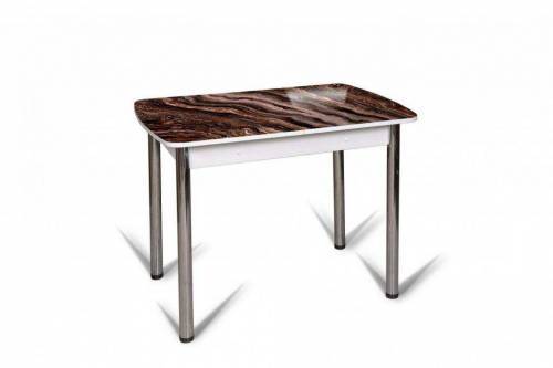 Стол Флорида СМ-8 /Серебро/Белый