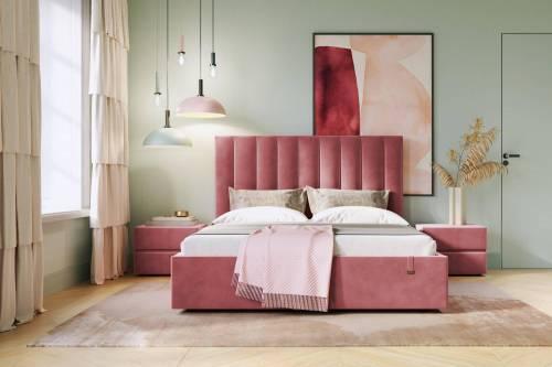 Ингрид Кровать 1600 модель 312 Ультра коралл