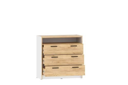 Прихожая Оттавия №1 Белый/дуб крафт золотой