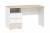 Стол письменный НМ 041.40 Банни Дуб сонома/белый/бисквит