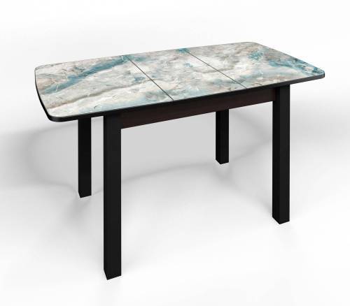 Стол СМ-7 Флорида ноги окрас квадратный венге/черный