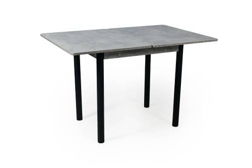 Стол поворотно-раскладной Ирис / Ателье Светлое / Черный