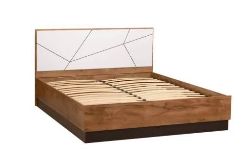 Кровать Гамма с подъемным механизмом 54.16 Таксония/Белый