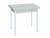 Стол обеденный ЭКО 80*60 / Бетон пайн белый /Опора № 2-круглая муар белый