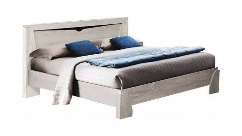 Кровать с настилом 33.08-01 Лючия 1400 Бетон пайн белый /белый