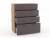 НМ 040.46 Комод Livorno /дуб бунратти / софт графит