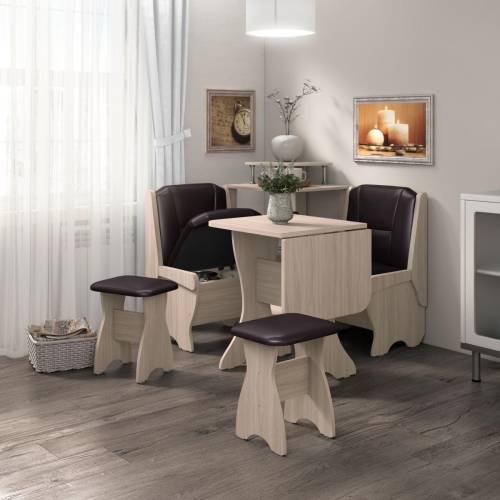 Скамья Лотос 550 ясень светлый/умбер