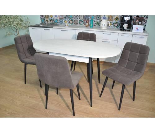 Обеденная группа Стиль Бетон белый/ бид 08 №2