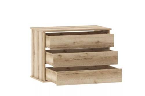 200.04 Шкаф для одежды (Фасад ПВХ)+200.101 Ящики Арден, Сантьяго/Дуб Делано