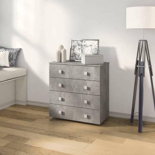 Комод Лофт-4 / Ателье светлое / Ателье светлое