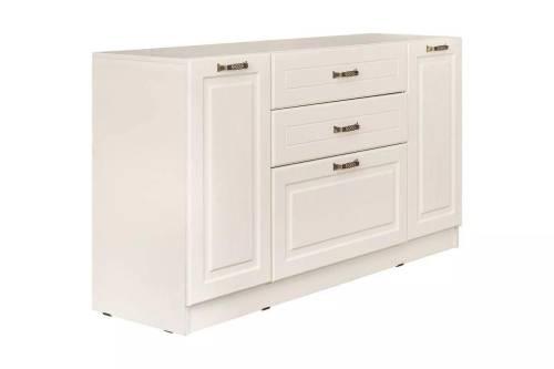 Ливерпуль Комод Белый/Ясень ваниль