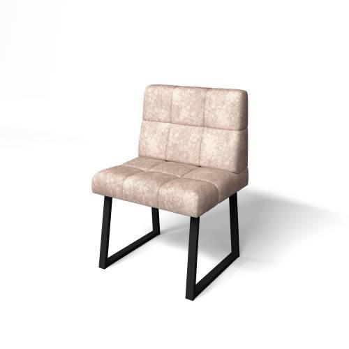 Кухонный диван Реал РМД 660 / Велюр Латте / Черный муар