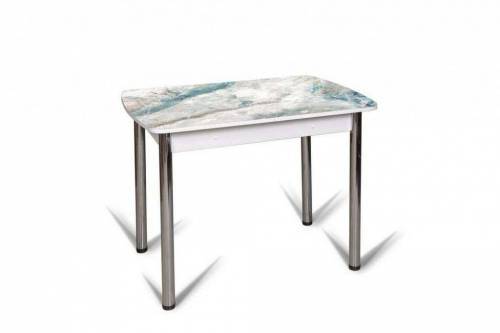 Стол Флорида СМ-7/Серебро/Белый