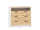 НМ 011.04 Комод Оттавия Белый/Дуб золотой