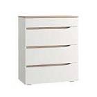 Муссон комод 13.97 Белый/Дуб Эндгрейн