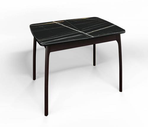 Стол СМ-3 Флорида опора массив изогнутая венге