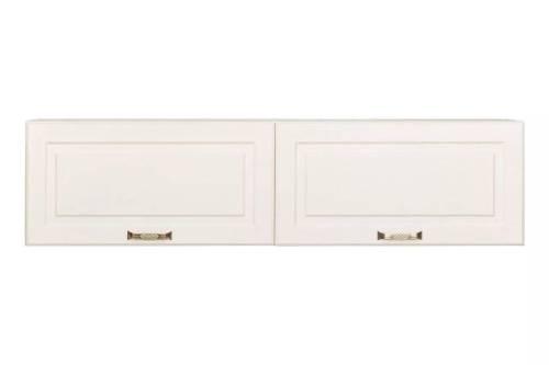 Ливерпуль Шкаф навесной Белый/Ясень ваниль